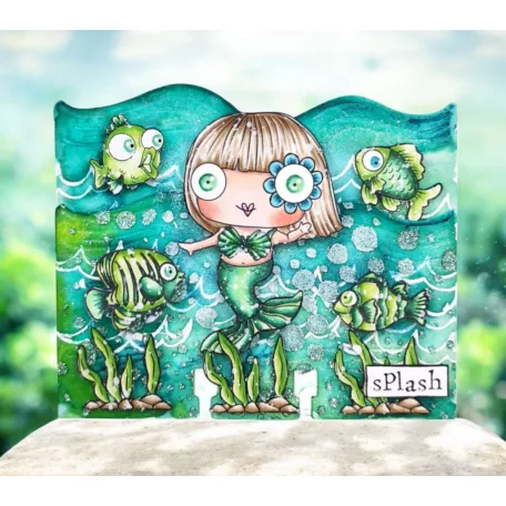 AALL & CREATE Szilikonbélyegző A Year in Bloom A7 Stamp Set Emily's Splash 