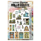AALL & CREATE Szilikonbélyegző AALLtropolis Stamp Set A5 Neighbour Notes 