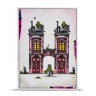 AALL & CREATE Szilikonbélyegző AALLtropolis Stamp Set A5 Roofline Friends 