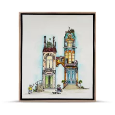   AALL & CREATE Szilikonbélyegző AALLtropolis Stamp Set A5 Hello Neighbour! 