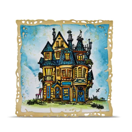 AALL & CREATE Szilikonbélyegző AALLtropolis Stamp Set A6 Miniature Mansions 