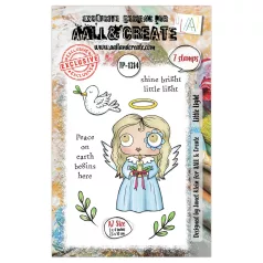   AALL & CREATE Szilikonbélyegző Twinkles & Tidings A7 Stamp Set Little Light 