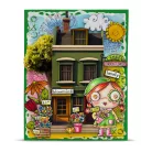 AALL & CREATE Szilikonbélyegző Postcards from London A7 Stamp Set Camden Flower Market 