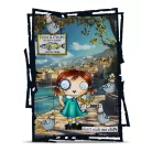 AALL & CREATE Szilikonbélyegző Postcards from London A7 Stamp Set Fish 'n Chips 