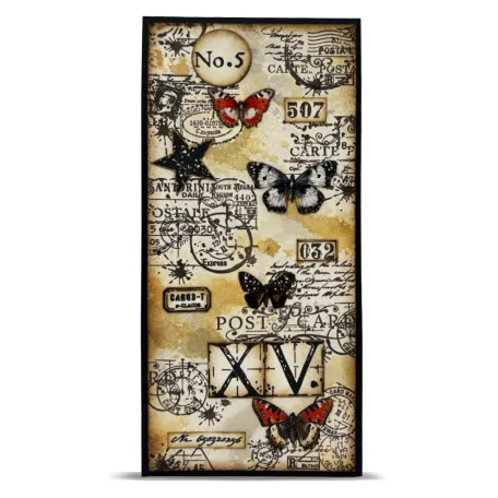 AALL & CREATE Szilikonbélyegző Postcard Sky A6 Stamp Set Flight Marks 