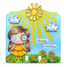 AALL & CREATE Szilikonbélyegző Postcard Sky A6 Stamp Set Twilight Sky 