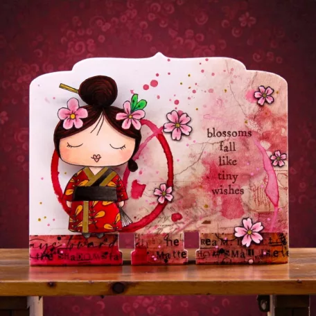 AALL & CREATE Szilikonbélyegző Petals & Ink A7 Stamp Set A Moment To Blossom 