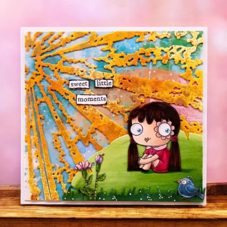 AALL & CREATE Szilikonbélyegző Petals & Ink A7 Stamp Set Blooms of Hope 