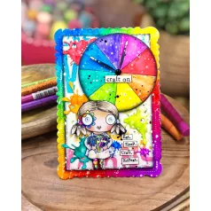   AALL & CREATE Szilikonbélyegző Petals & Ink A7 Stamp Set Craft On 