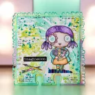 AALL & CREATE Szilikonbélyegző Petals & Ink A7 Stamp Set Craft On 