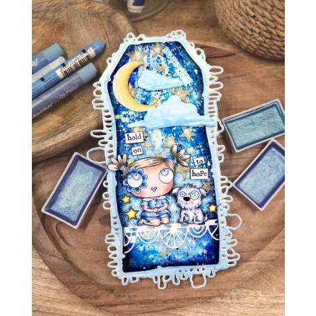 AALL & CREATE Szilikonbélyegző Petals & Ink A7 Stamp Set Find Your Stillness 