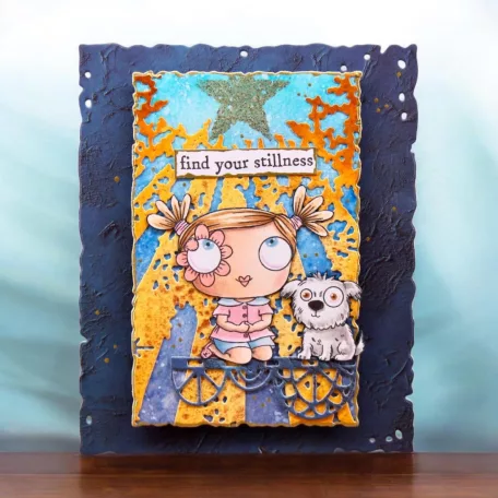 AALL & CREATE Szilikonbélyegző Petals & Ink A7 Stamp Set Find Your Stillness 