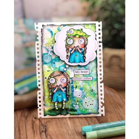 AALL & CREATE Szilikonbélyegző Petals & Ink A7 Stamp Set Got Giggles 