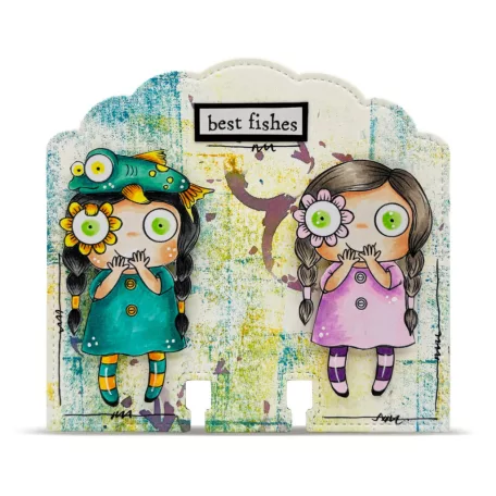 AALL & CREATE Szilikonbélyegző Petals & Ink A7 Stamp Set Got Giggles 