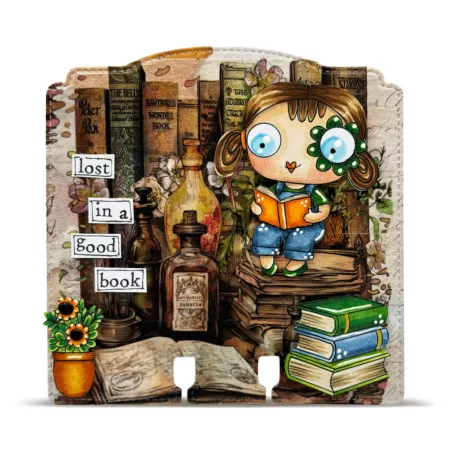 AALL & CREATE Szilikonbélyegző Petals & Ink A7 Stamp Set Page Turner 