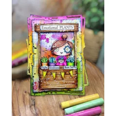   AALL & CREATE Szilikonbélyegző Petals & Ink A7 Stamp Set Plant Hugs 