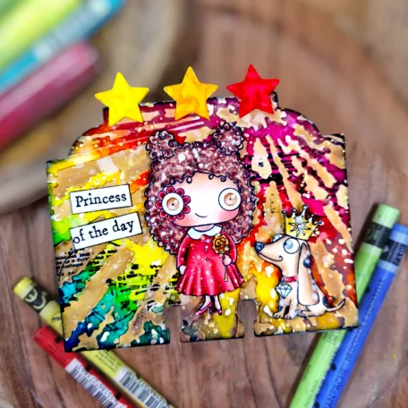 AALL & CREATE Szilikonbélyegző Petals & Ink A7 Stamp Set Princess of the Day 