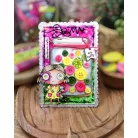 AALL & CREATE Szilikonbélyegző Petals & Ink A7 Stamp Set Sew Happy 