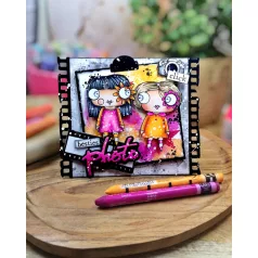   AALL & CREATE Szilikonbélyegző Petals & Ink A7 Stamp Set Sisters in Spirit 