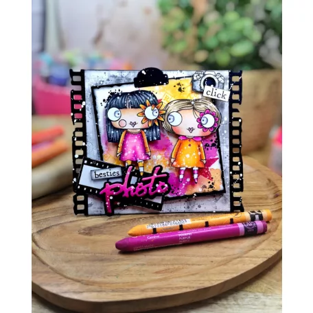 AALL & CREATE Szilikonbélyegző Petals & Ink A7 Stamp Set Sisters in Spirit 