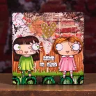 AALL & CREATE Szilikonbélyegző Petals & Ink A7 Stamp Set Sisters in Spirit 