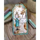 AALL & CREATE Szilikonbélyegző Petals & Ink A7 Stamp Set Dee Caffinated 