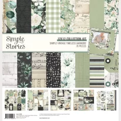   Simple Stories Scrapbook papírkészlet 12" (30 cm) Simple Vintage Timeless Harmony Collection Kit (1 csomag)