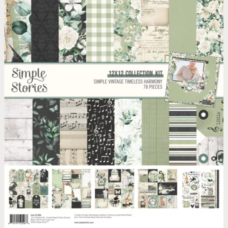Simple Stories Scrapbook papírkészlet 12" (30 cm) Simple Vintage Timeless Harmony Collection Kit (1 csomag)