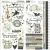 Simple Stories Matrica 12" (30 cm) Simple Vintage Timeless Harmony Cardstock Stickers Icons (1 ív)
