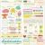 Simple Stories Matrica 12" (30 cm) Sweet Summertime Cardstock Stickers Basics (1 ív)