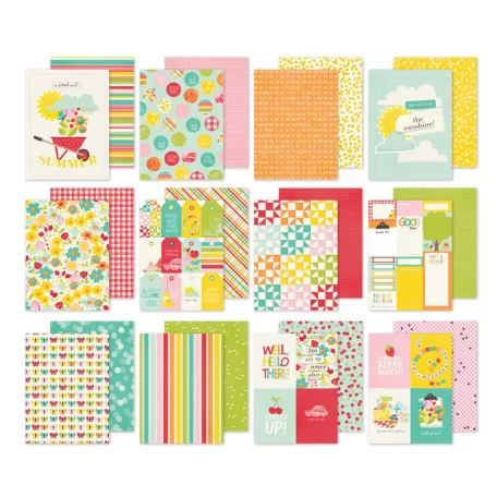 Simple Stories Papírkészlet 6"x8" (15x20 cm) Sweet Summertime Paper Pad (24 lap)