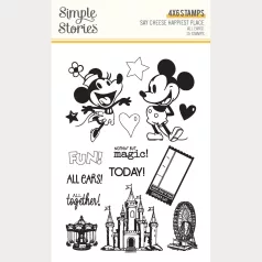   Simple Stories Szilikonbélyegző Say Cheese Happiest Place Stamps All Ears! (1 csomag)