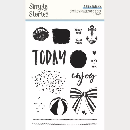 Simple Stories Szilikonbélyegző Simple Vintage Sand & Sea Stamps (1 csomag)