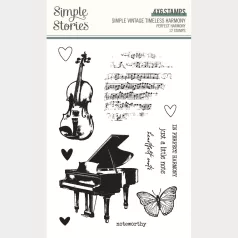   Simple Stories Szilikonbélyegző Simple Vintage Timeless Harmony Stamps Perfect Harmony (1 csomag)