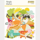 Simple Stories Kivágatok Sweet Summertime Bits & Pieces (1 csomag)