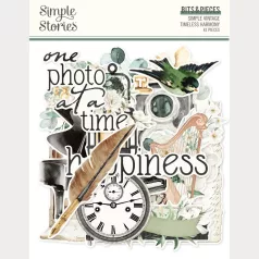   Simple Stories Kivágatok Simple Vintage Timeless Harmony Bits & Pieces (1 csomag)