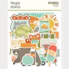 Simple Stories Kivágatok Open Road Bits & Pieces (1 csomag)