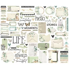   Simple Stories Kivágatok Simple Vintage Timeless Harmony Journal Bits & Pieces (1 csomag)