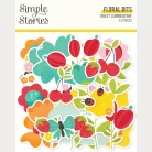 Simple Stories Kivágatok Sweet Summertime Floral Bits & Pieces (1 csomag)