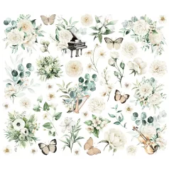   Simple Stories Kivágatok Simple Vintage Timeless Harmony Floral Bits & Pieces (1 csomag)