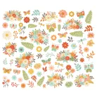 Simple Stories Kivágatok Open Road Floral Bits & Pieces (1 csomag)