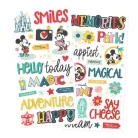 Simple Stories Matrica Say Cheese Happiest Place Foam Stickers (2 ív)