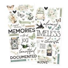   Simple Stories Matrica Simple Vintage Timeless Harmony Foam Stickers (2 ív)