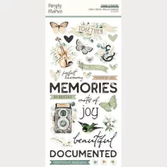   Simple Stories Matrica Simple Vintage Timeless Harmony Foam Stickers (2 ív)