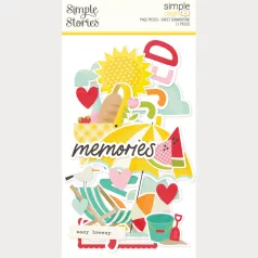   Simple Stories Kivágatok Sweet Summertime Simple Pages Pieces (1 csomag)