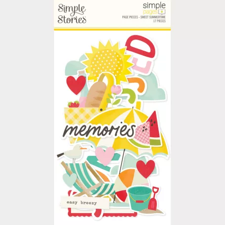 Simple Stories Kivágatok Sweet Summertime Simple Pages Pieces (1 csomag)