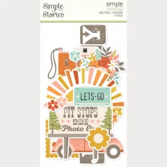   Simple Stories Kivágatok Open Road Simple Pages Pieces (1 csomag)