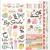 Simple Stories Matrica 12" (30 cm) Pink Lemonade Cardstock Stickers Icons (1 ív)