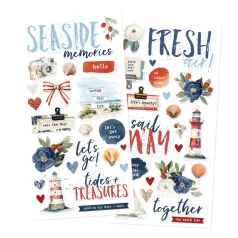   Simple Stories Matrica Simple Vintage Sand & Sea Foam Stickers (2 ív)