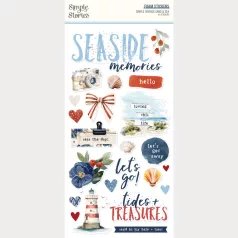   Simple Stories Matrica Simple Vintage Sand & Sea Foam Stickers (2 ív)